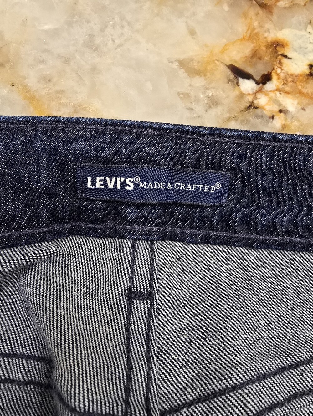 Levi's Made And Crafted 721 High Rise Skinny Jeans Knite Sides 27x30 - Picture 8 of 8
